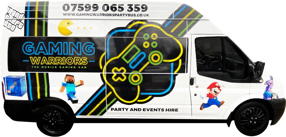 Hire Gaming Bus Van Surrey Ashford