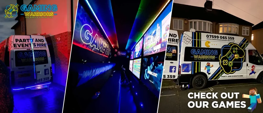 Birmingham Gaming Van Mobile Gaming Bus Hire Worcester